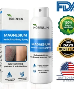 HOBENSUN® Spray contre le psoriasis à base de plantes et de magnésium