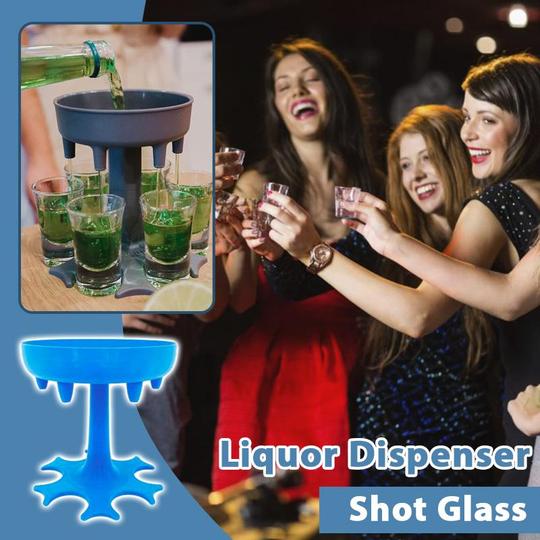 Ensemble de verres à shot avec distributeur d'alcool