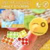 Autocollants Smiley Anti-Moustiques (60 pcs)