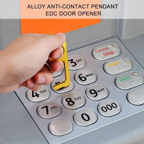 Ouvre-porte et stylet antimicrobiens en laiton EDC – Image 2