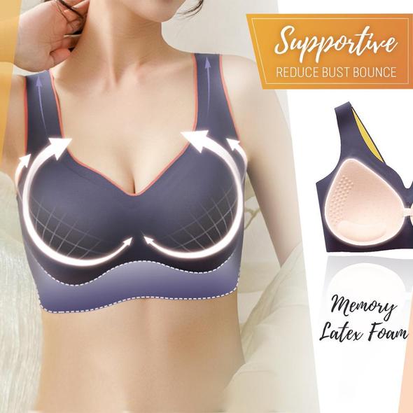 Soutien-gorge de sport à mémoire sans fil 5D sans couture