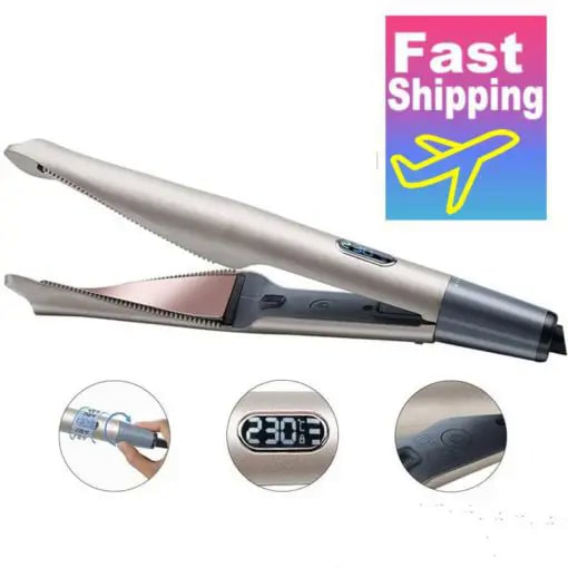 Lisseur à bigoudis 2 en 1