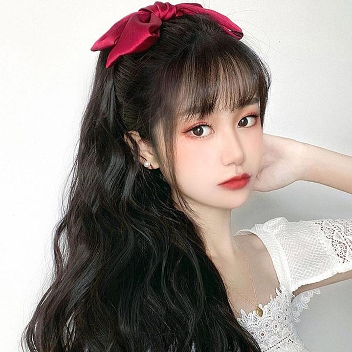 Queue de cheval à clipser avec nœud papillon – Image 3