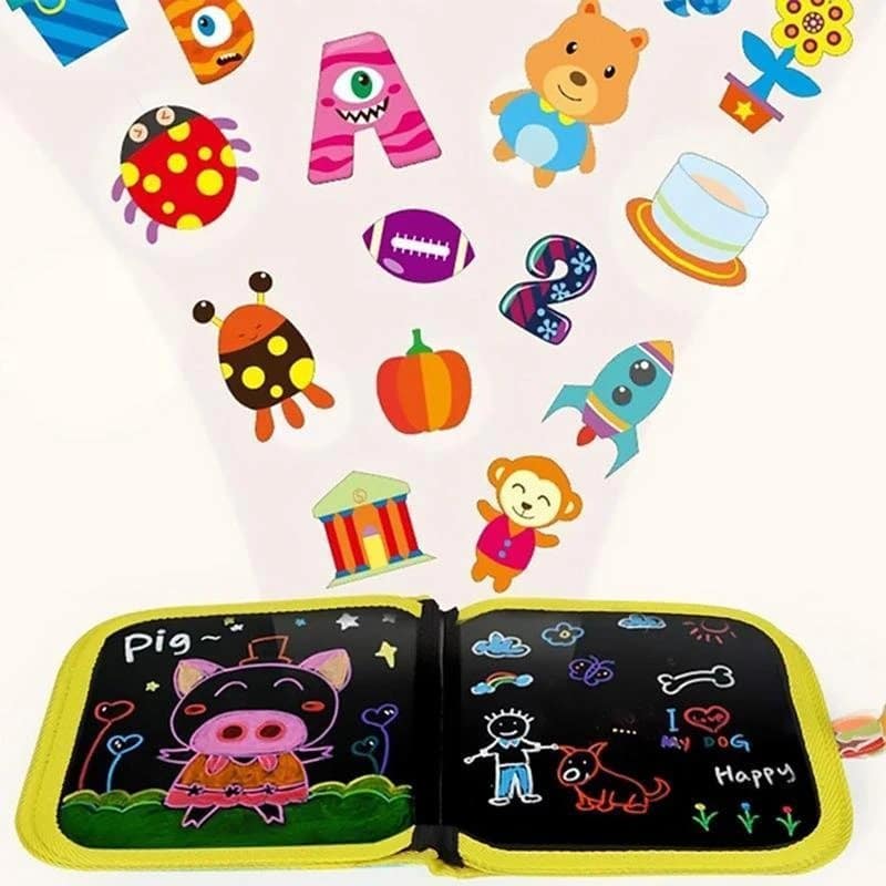 Bloc de dessin portable effaçable Doodle Pad (12 stylos inclus) – Image 3