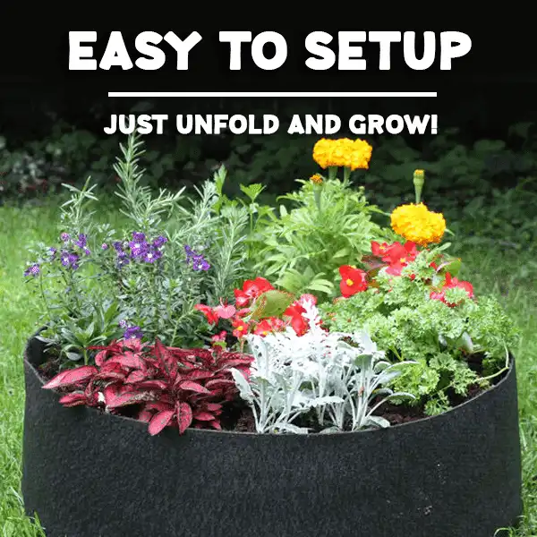 Lit de plantation de jardin en tissu – Image 3