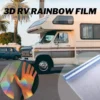 Film arc-en-ciel pour camping-car 3D