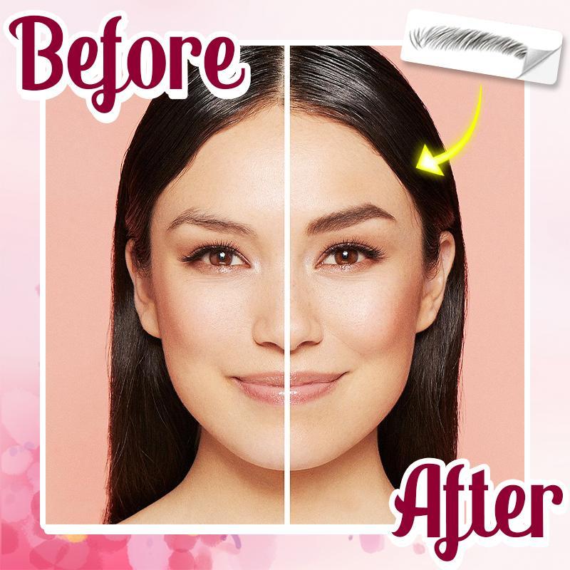 Tampon 4D pour sourcils ressemblant à des cheveux (10 paires) – Image 4