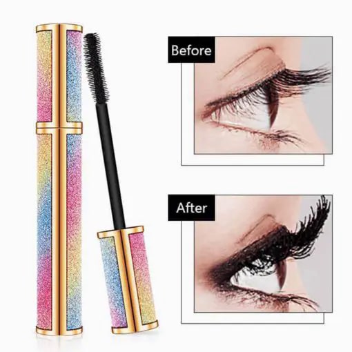 Mascara allongeant épais en fibre de soie imperméable 4D Vivid Galaxy