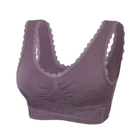 Soutien-gorge push-up en dentelle avec sangle réglable sur le devant
