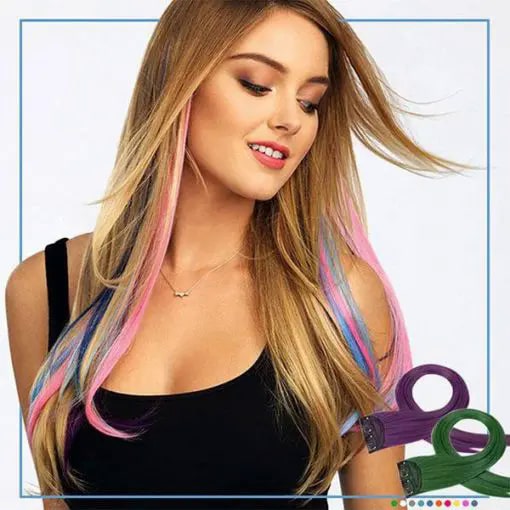 Mèches colorées à clipser EZ Hair