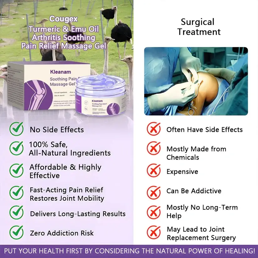 Curcumine et amp; Gel anti-douleur à l’huile d’émeu – Image 3