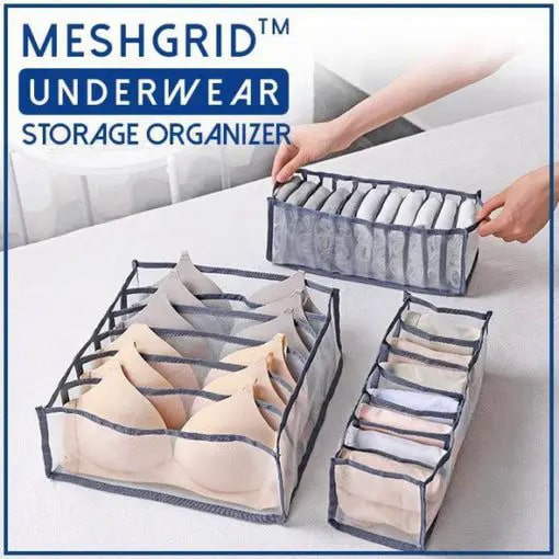 Organisateur de rangement pour sous-vêtements MeshGrid