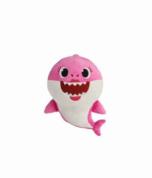 Jouet bébé requin chantant en peluche