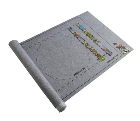 Tapis de puzzle portable
