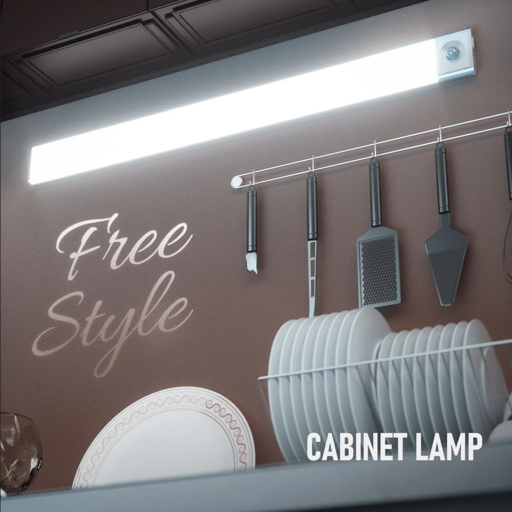 Lampes de placard rechargeables à détecteur de mouvement